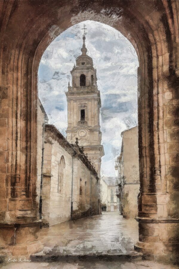 Lugo, La Catedral, Soportales de la puerta lateral