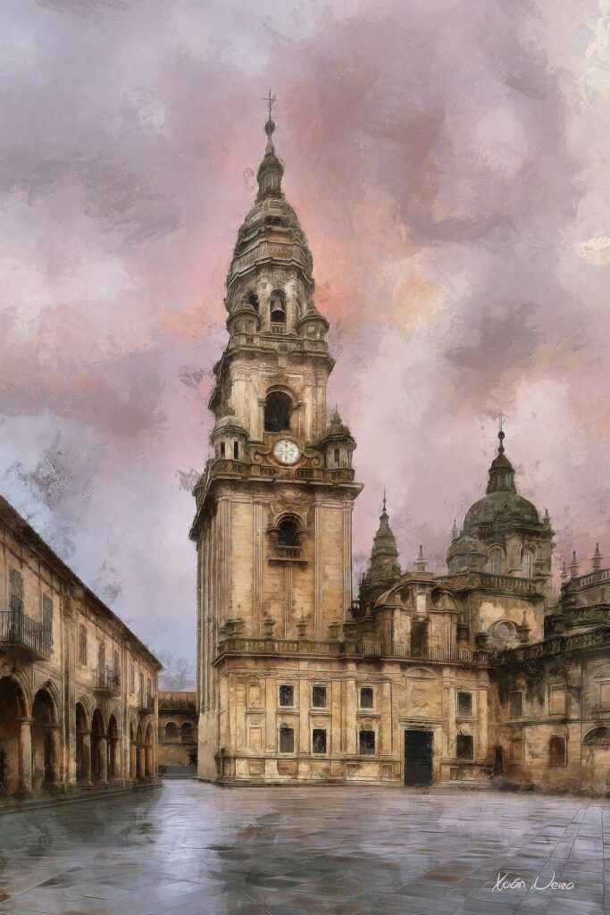 Santiago de Compostela, La Catedral, La Berenguela Plaza de la Quintana